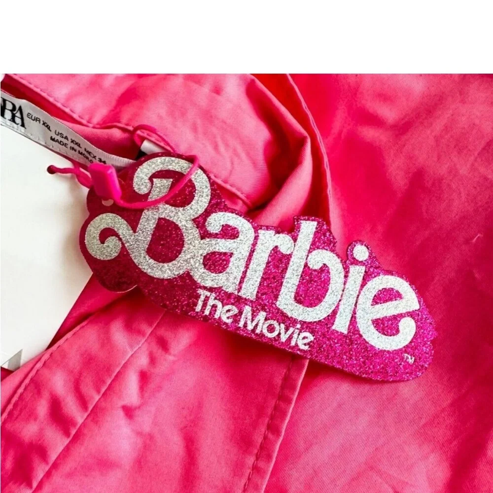 NWT Zara Barbie Collection Pink Jumpsuit - Picture 5 of 5